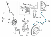 OEM 2021 Ford F-150 SENSOR ASY Diagram - ML3Z-2C204-C