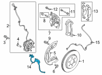 OEM 2021 Ford F-150 HOSE ASY - BRAKE Diagram - ML3Z-2078-B