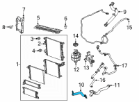 OEM 2021 Jeep Wrangler Hose-Radiator Outlet Diagram - 68283410AB