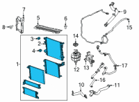 OEM 2022 Jeep Wrangler Module-Cooling Diagram - 68283398AF