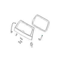 OEM 2005 Mercury Mountaineer Support Cylinder Diagram - 4L2Z-78406A10-BA