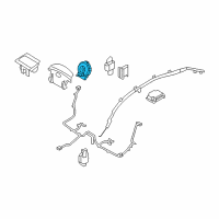 OEM Hyundai Sonata Steering Wheel Clock Spring Diagram - 93490-3K700