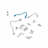 OEM 2004 Nissan 350Z Heated Oxygen Sensor Diagram - 22693-CD700