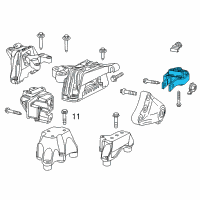 OEM 2015 Dodge Dart Insulator Diagram - 68081490AD