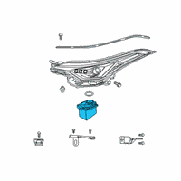 OEM Toyota C-HR Module Diagram - 89907-F4090