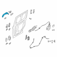 OEM Ford Transit Connect Handle, Outside Diagram - BK2Z-6126604-A