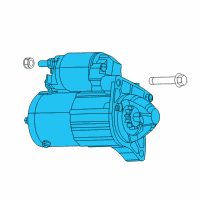 OEM 2015 Dodge Dart Starter Motor Diagram - 56029698AA