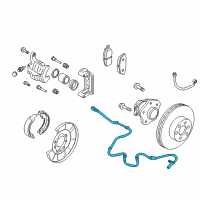 OEM 2013 Nissan Juke Sensor Assembly Anti Ski, Rear Diagram - 47900-1KA0A