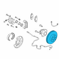 OEM 2019 Nissan Sentra Rotor Brake Diagram - 43206-3SC0B