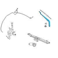 OEM 2005 Ford Mustang Wiper Arm Diagram - 4R3Z-17527-AA