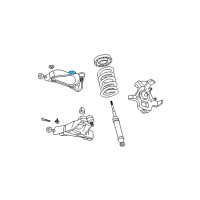 OEM 1997 Dodge Dakota Suspension Jounce Bumper Diagram - 52038745