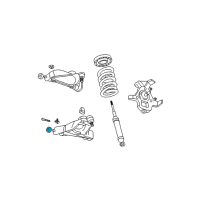 OEM 1998 Dodge Dakota BUSHING-Lower Control Arm Diagram - 4322358