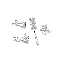 OEM 2004 Dodge Dakota B/JNT Pkg-Upper Control Arm Diagram - 5104816AD