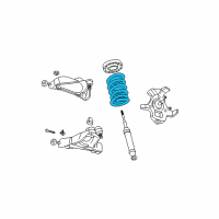 OEM Dodge Dakota Front Coil Spring Diagram - 52039198