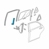 OEM 2005 Honda Accord Sash, R. RR. Door Center (Lower) Diagram - 72730-SDA-A01
