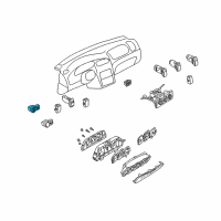 OEM 2004 Kia Spectra Switch-MIRROR/RESIST Diagram - 0K2N566600