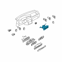 OEM Kia Spectra Control Assembly-Heater Diagram - 1K2N261190D