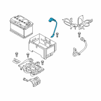 OEM 2016 Kia Optima Battery Sensor Assembly Diagram - 37180D5000