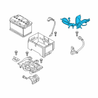 OEM 2020 Kia Optima Battery Wiring Assembly Diagram - 91850D5010