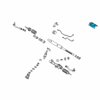 OEM 2007 Kia Amanti Heat Protector Assembly Diagram - 572093F100