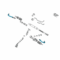 OEM Kia Amanti End Assembly-Tie Rod RH Diagram - 568203F111