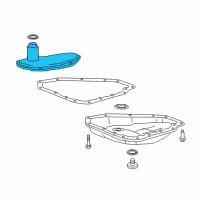 OEM 2022 Chevrolet Spark Filter Asm-Automatic Transmission Fluid Diagram - 25194693
