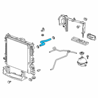 OEM 2021 Cadillac XT5 Upper Hose Diagram - 84863060