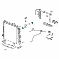 OEM 2020 Chevrolet Blazer Upper Hose Clamp Diagram - 11548691