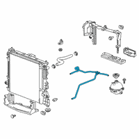 OEM 2021 GMC Acadia Overflow Hose Diagram - 84615052