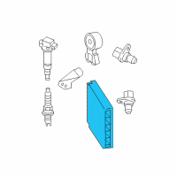 OEM Scion iQ ECM Diagram - 89661-74470