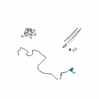 OEM Nissan Quest Hose-Washer Diagram - 28975-5Z002