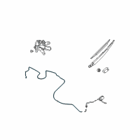 OEM 2004 Nissan Quest Hose-Washer Diagram - 28975-5Z001