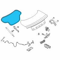 OEM 2019 Ford Mustang Weatherstrip Diagram - FR3Z-7643720-A