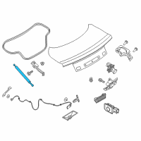 OEM 2018 Ford Mustang Support Cylinder Diagram - FR3Z-76406A10-B