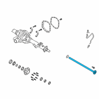 OEM 2022 Ford F-250 Super Duty Axle Shafts Diagram - HC3Z-4234-B