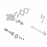 OEM 2017 Ford F-250 Super Duty Axle Seals Diagram - HC3Z-1S175-A