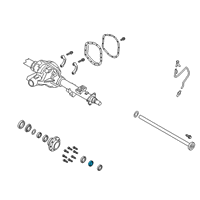 OEM 1997 Ford F-250 HD Outer Bearing Diagram - C7TZ-1240-A