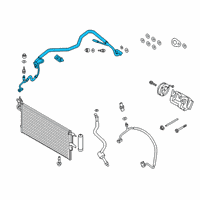 OEM 2021 Ford Transit Connect Evaporator Tube Diagram - KV6Z-19A834-A