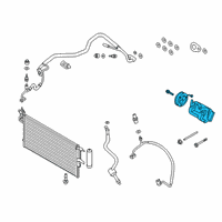 OEM 2019 Ford Transit Connect Compressor Diagram - KV6Z-19703-A