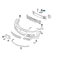 OEM 2008 Saturn Outlook AC Temperature Sensor Diagram - 15880715