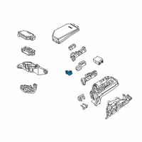 OEM Toyota Corolla Fuse Holder Diagram - 82660-12430