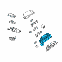OEM Toyota Corolla Fuse & Relay Box Diagram - 82666-12660