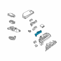 OEM Toyota Fuse Holder Diagram - 82660-12420