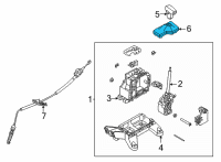 OEM Hyundai Boot Assembly-Shift Lever Diagram - 84633-AB000