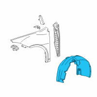 OEM Dodge Shield-Splash Diagram - 68082835AE