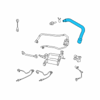 OEM 2007 Toyota Matrix PCV Hose Diagram - 12262-22040