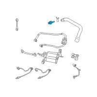 OEM Toyota Corolla PCV Valve Diagram - 12204-88600