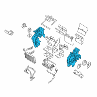 OEM Kia Sedona Case-Heater & EVAPORATOR Diagram - 971344D000