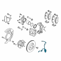 OEM 2018 Kia Niro Sensor Assembly-Front Abs R Diagram - 59830G2000