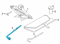 OEM 2018 Toyota Yaris iA Wrench Diagram - 09150-WB001